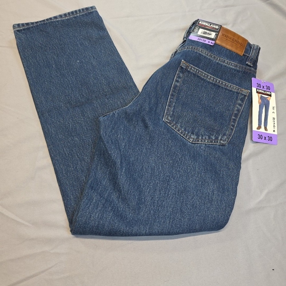 Kirkland Signature Men's 30x30 Relaxed Fit Jeans 100% Cotton NWT